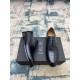 Dior ~ Size38-45D's new men's high-end men's business shoes, made of imported calfskin leather, hand-rubbed color change process, with cowhide liningpadded feet, imported Italian leather outsole, showing luxury!