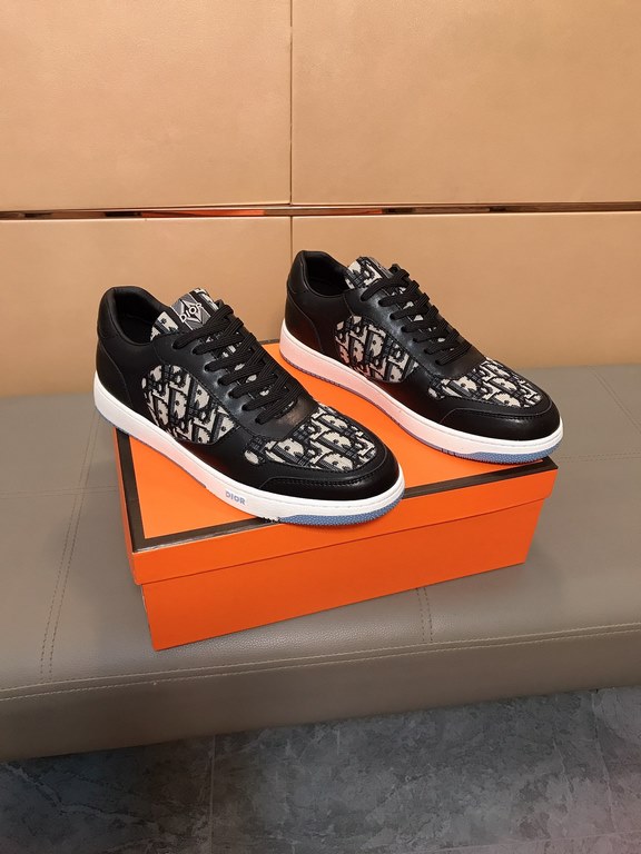 Factory price     [Dior Dior] new casual shoes, must explode models , using the trend of fashion shoes   the latest - explosive models   upper using imported cowhide leather   special printing fabric stitching design , s