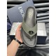 Dio~ High-end men's summer slippers, upper material head layer cowhide, original hardware decoration, private mold outsole, perfect details, showing the big style, casual loose comfortable type, high quality boutique, su