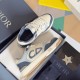 Top version low topDior Dior B57 Collection Couple's Casual Sneakers CD Skateboarding ShoesOriginal Purchase Developed Made This B57 mid-top sneaker is new to the Spring 2014 menswear collection, reinterpreting the baske