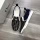 Factory   Dior new casual sneakers     Casual fashion explosion,   version of the simple atmosphere,   The fabric is made of imported cowhide leather with cloth,   sheepskin lining, the original wear-resistant rubber out