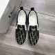 Factory   Dior new casual sneakers     Casual fashion explosion,   version of the simple atmosphere,   The fabric is made of imported cowhide leather with cloth,   sheepskin lining, the original wear-resistant rubber out