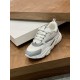 Dior Dior B22 Men's Jogging Fashion SneakersThis piece draws inspiration from vintage joggers. Featuring a chunky low-top design, the upper is made from selected cowhide leather and mesh fabric with a black and white emb