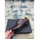 Dior ~ Size38-45D's new men's high-end men's business shoes, made of imported calfskin leather, hand-rubbed color change process, with cowhide liningpadded feet, imported Italian leather outsole, showing luxury!