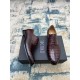 Dior ~ Size38-45D's new men's high-end men's business shoes, made of imported calfskin leather, hand-rubbed color change process, with cowhide liningpadded feet, imported Italian leather outsole, showing luxury!