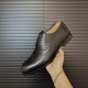 Dior Derby Shoes｜Leather soled formal shoes｜Meticulously crafted in open-edge beaded cowhide leather｜Water dyed cowhide lining｜With classic lace-up closure｜Side embossed logo｜Sheeny stacked heel for a touch of style｜Can 