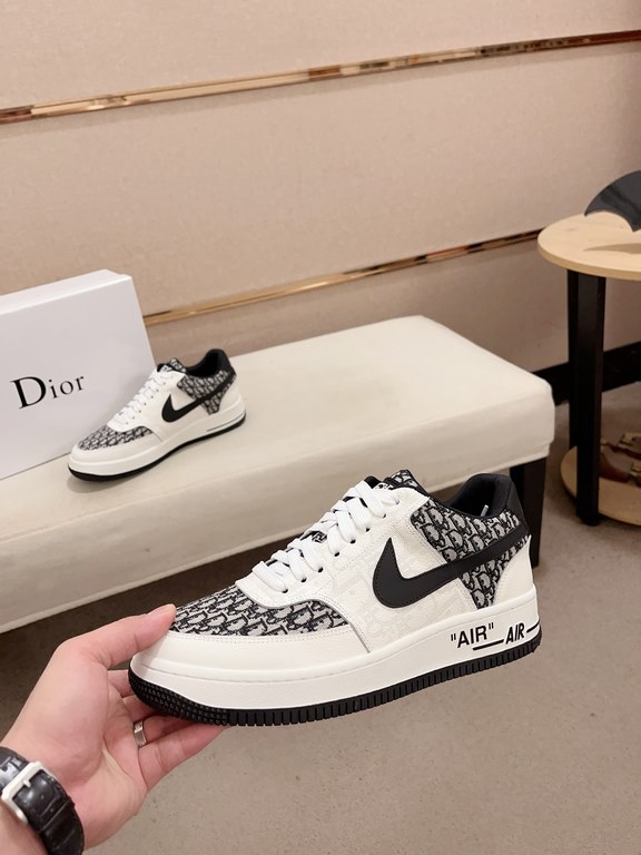 Factory price [Dior Dior] new casual sports style men's shoes, new spring and summer models design, perfect workmanship, lace-up lazy models to create the quality of the suitcase, Upper imported first layer cowhide, shee