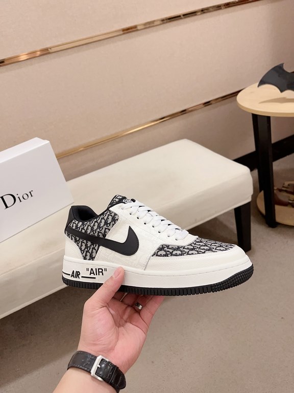 Factory price [Dior Dior] new casual sports style men's shoes, new spring and summer models design, perfect workmanship, lace-up lazy models to create the quality of the suitcase, Upper imported first layer cowhide, shee