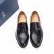 Dior Derby Shoes｜Leather soled formal shoes｜Meticulously crafted in open-edge beaded cowhide｜Water dyed cowhide lining｜With classic lace-up closure｜Side embossed logo｜Sheeny stacked heel for a touch of style｜Can be worn 