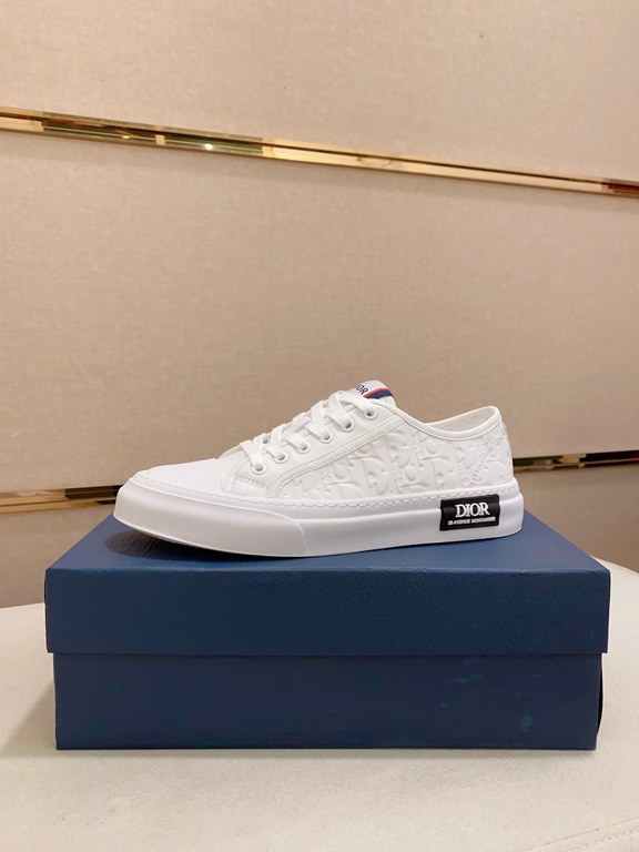 Factory price [Dior] new casual sports style men's shoes, new spring and summer models design, perfect workmanship, lace-up lazy models to create the quality of the suitcase, Upper imported first layer cowhide, sheepskin