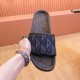 Dior Dior  2024 men's summer slippers, high-end boutique, upper calfskin embossed, loose and comfortable, recommended to get, lined with head layer calfskin, double-layer combination outsole!Size38-45.