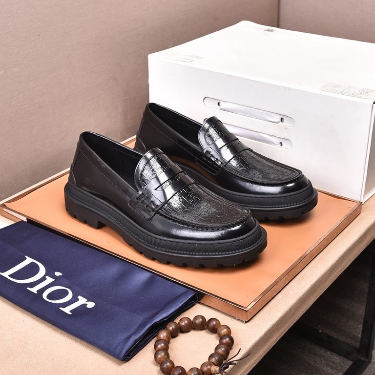 Water-dyed cowhide lining Original quality Dior - . Dior original single purchase, high-end shoes, fabric imported Italian cowhide  water-dyed cowhide  cowhide  special original outsole, fine workmanship, in-kind shootin