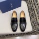 Dior Derby Shoes｜Leather soled formal shoes｜Meticulously crafted in open-edge beaded cowhide leather｜Water dyed cowhide lining｜With classic lace-up closure｜Side embossed logo｜Sheeny stacked heel for a touch of style｜Can 