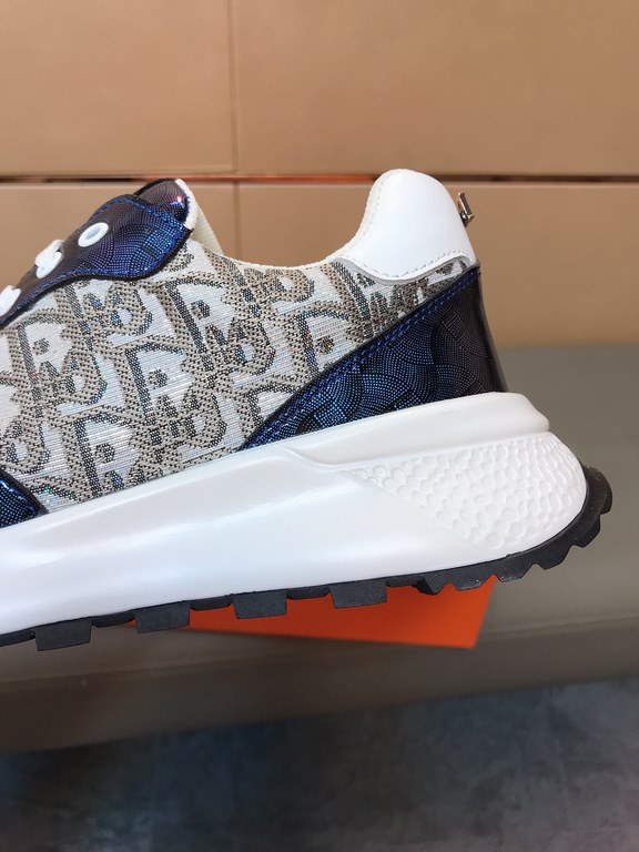 Factory price    [Dior Dior] new casual shoes, must explode models, using the trend of fashion shoes   the latest - explosive models   uppers using imported printed fabric splicing design, breathable lining, comfortable 