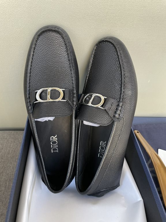 [strong] [strong] [strong] original single quality counter new dior dior pure handmade driving men's shoes soybean shoes footwear lazy shoes, exquisite hand sewing workmanship details comparable to the counter original r