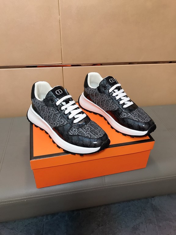 Factory price    [Dior Dior] new casual shoes, must explode models, using the trend of fashion shoes   the latest - explosive models   uppers using imported printed fabric splicing design, breathable lining, comfortable 