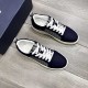 Factory   Dior's latest models of casual sneakers     Casual fashion explosion,   version of the simple atmosphere,   fabric using imported cowhide leather with the original fabric,   sheepskin lining, the original wear-