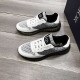 Factory   Dior's latest models of casual sneakers     Casual fashion explosion,   version of the simple atmosphere,   fabric using imported cowhide leather with the original fabric,   breathable mesh lining, the original