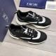 Factory   Dior's latest casual sneakers     Couples fashion explosive models,   version of the simple atmosphere,   fabric using imported cowhide with the original mesh,   comfortable and breathable mesh lining, the orig