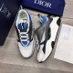 Factory   Dior's latest casual sneakers     Couples fashion explosive models,   version of the simple atmosphere,   fabric using imported cowhide with the original mesh,   comfortable and breathable mesh lining, the orig