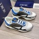 Factory   Dior's latest casual sneakers     Couples fashion explosive models,   version of the simple atmosphere,   fabric using imported cowhide with the original mesh,   comfortable and breathable mesh lining, the orig