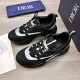 Factory   Dior's latest casual sneakers     Couples fashion explosive models,   version of the simple atmosphere,   fabric using imported cowhide with the original mesh,   comfortable and breathable mesh lining, the orig