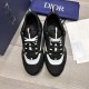 Factory   Dior's latest casual sneakers     Couples fashion explosive models,   version of the simple atmosphere,   fabric using imported cowhide with the original mesh,   comfortable and breathable mesh lining, the orig