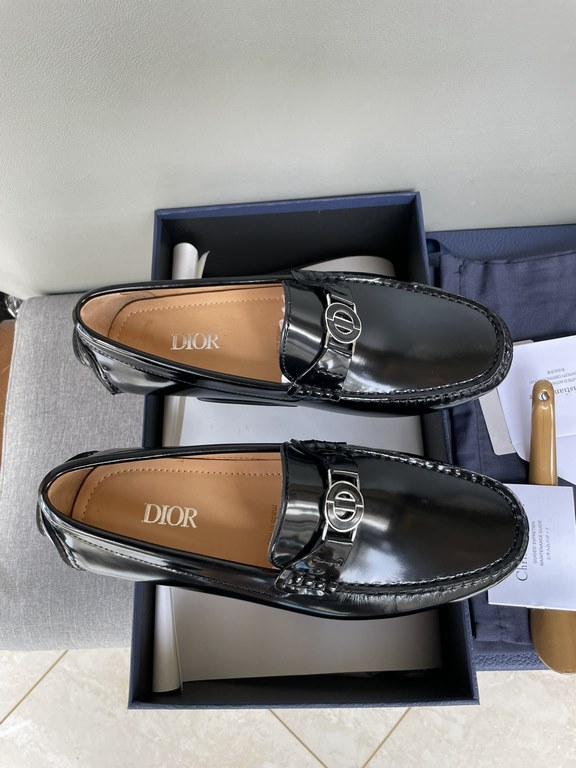 [strong] [strong] [strong] original single quality counter new dior dior pure handmade driving men's shoes soybean shoes footwear lazy shoes, exquisite hand sewing workmanship details comparable to the counter original r