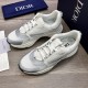 Factory   Dior's latest casual sneakers     Couples fashion explosive models,   version of the simple atmosphere,   fabric using imported cowhide with the original mesh,   comfortable and breathable mesh lining, the orig