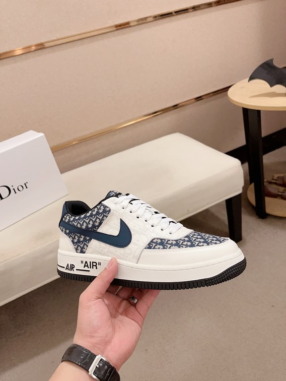 Factory price [Dior Dior] new casual sports style men's shoes, new spring and summer models design, perfect workmanship, lace-up lazy models to create the quality of the suitcase, Upper imported first layer cowhide, shee