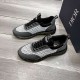 Factory   Dior's latest models of casual sneakers     Casual fashion explosion,   version of the simple atmosphere,   fabric using imported cowhide leather with the original fabric,   sheepskin lining, the original wear-