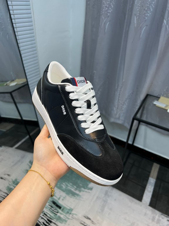 [Dior Dior 】 Men's Shoes High-end Brand Newest Masterpiece Imported Italian Original Specialized Cloth Fabric   Cowhide   Imported Sheepskin Lining  Original Packed Toe Rubber Outsole Soft and Comfortable, Make Walking M