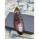 Dior ~ Size38-45D's new men's high-end men's business shoes, made of imported calfskin leather, hand-rubbed color change process, with cowhide liningpadded feet, imported Italian leather outsole, showing luxury!