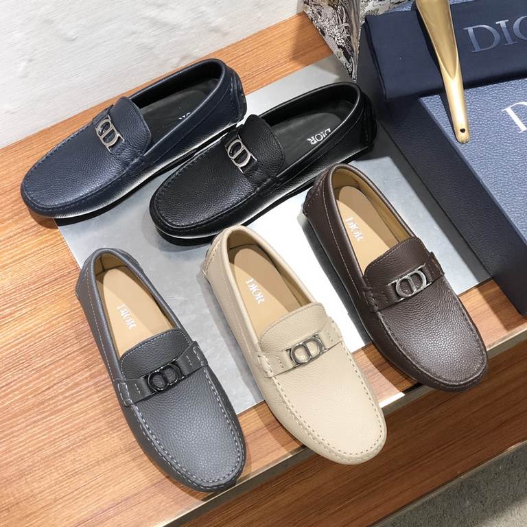 Factory   Christian Dior-Christine Dior Counter original quality goods! Top imported calfskin fabric  water-dyed cowhide lining  original imported rubber outsole! size 38-46 (full set of packaging) only for the code will