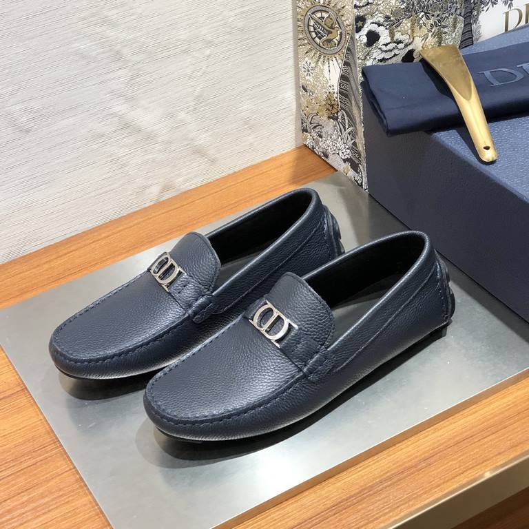 Factory   Christian Dior-Christine Dior Counter original quality goods! Top imported calfskin fabric  water-dyed cowhide lining  original imported rubber outsole! size 38-46 (full set of packaging) only for the code will