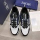 Factory   Dior's latest casual sneakers     Couples fashion explosive models,   version of the simple atmosphere,   fabric using imported cowhide with the original mesh,   comfortable and breathable mesh lining, the orig