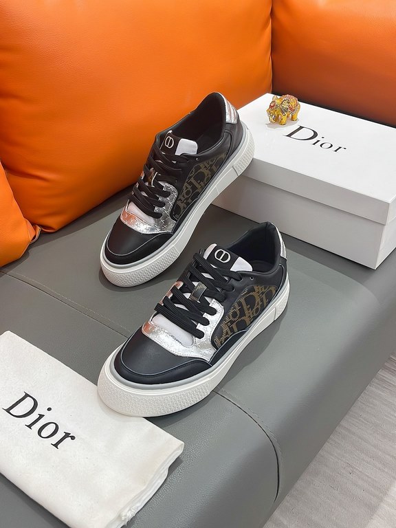 Product name DIORRegular size 38-44 (casual shoes)Material Selected Imported cowhide upper, comfortable sheepskin lining; original factory special outsole;