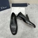 CD Home New DIO TIMELESS Loafers Leather Shoes Official Price RMB , These loafers embody classic elegance. Crafted in black cowhideopen-edge pearlized leatherhigh-silk brushed cowhide, the classic silhouette highlights t