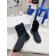 Factory price The highest version of Dior 2023 Dior fall and winter is the new runway models down wool boots snow boots original reproduction details exactly the right version of the new wool boots wind vane good-looking