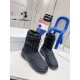 Factory price The highest version of Dior 2023 Dior fall and winter is the new runway models down wool boots snow boots original reproduction details exactly the right version of the new wool boots wind vane good-looking