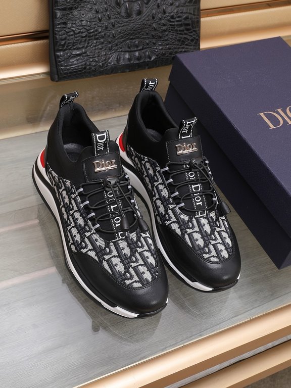 Factory    [Dior Dior] new models carefully crafted to detonate the whole scene! Innovative international brand This men's trendy men's sports casual shoes, the upper use of brand-specific fabric, leather cushioning, rub