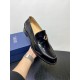 Dior Derby Shoes｜Leather soled formal shoes｜Meticulously crafted in open-edge beaded cowhide｜Water dyed cowhide lining｜With classic lace-up closure｜Side embossed logo｜Sheeny stacked heel for a touch of style｜Can be worn 