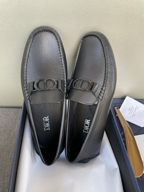 [strong] [strong] [strong] original single quality counter new dior dior pure handmade driving men's shoes soybean shoes footwear lazy shoes, exquisite hand sewing work details comparable to the counter original rubber o