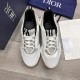 Factory   Dior's latest casual sneakers     Couples fashion explosive models,   version of the simple atmosphere,   fabric using imported cowhide with the original mesh,   comfortable and breathable mesh lining, the orig