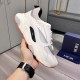 Factory   Dior's latest casual sneakers     Couples fashion explosive models,   version of the simple atmosphere,   fabric using imported cowhide with the original mesh,   comfortable and breathable mesh lining, the orig