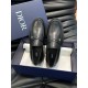 D~r  Men's Classic Loafers are designed in a slip-on style for easy on and off. Meticulously crafted from black cowhide leather, they're crafted in collaboration with Shawn Stussy and feature a rubberized, embossed sole 