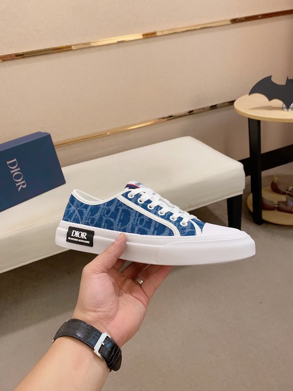 Factory price [Dior Dior] new casual sports style men's shoes, new spring and summer models design, perfect workmanship, lace-up lazy models to create the quality of the installed cabinet, Upper Imported official website