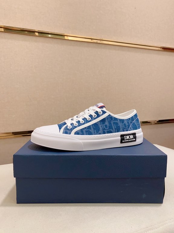 Factory price [Dior Dior] new casual sports style men's shoes, new spring and summer models design, perfect workmanship, lace-up lazy models to create the quality of the installed cabinet, Upper Imported official website