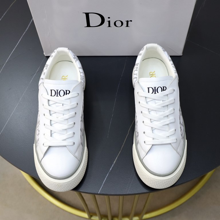 Factory  ♂  ♂  ♂Brand Dior DIORStandard code men's code 3844 (45 can be customized)Grade official website with the same high-quality men's shoesMaterial original leather material with sheepskin lining original non-slip w