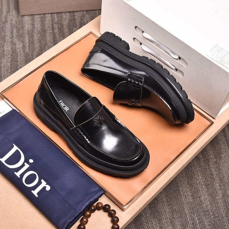 Factory   water-dyed cowhide lining Original quality Dior - . Dior original single purchase, high-end shoes, fabric imported Italian cowhide  water-dyed cowhide lining  cowhide lining  special original outsole, fine work